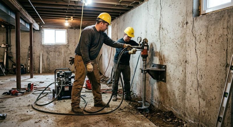Basement Stabilization in Warren County, OH