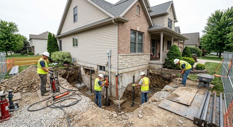 Building Foundation Repair in Fayetteville, OH