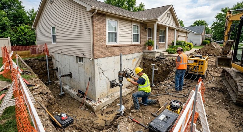 Building Foundation Repair in Lebanon, OH