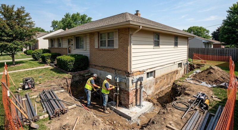 Building Foundation Repair in Mason, OH
