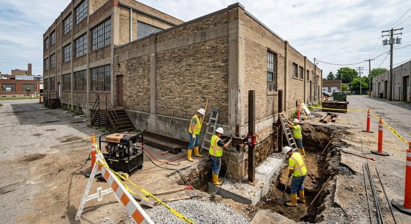 Building Foundation Repair in Trenton, OH