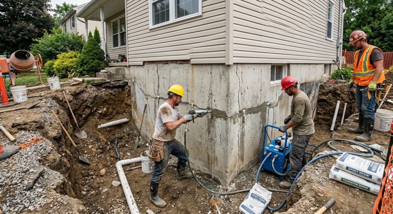 Concrete Foundation Repair in Mason, OH