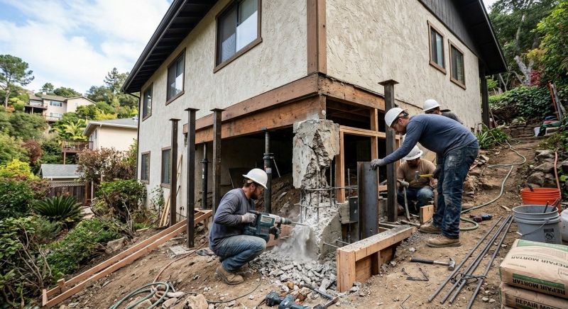 Concrete Foundation Repair in Middletown, OH