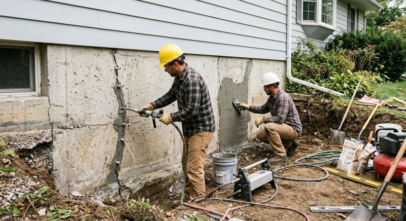 Concrete Foundation Repair in Milford, OH