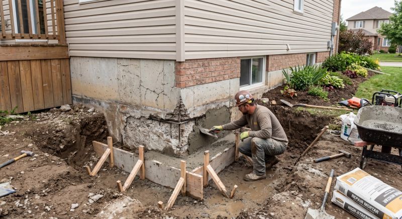 Concrete Foundation Repair in Williamsburg, OH