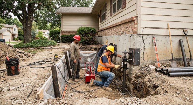 Cracked Foundation Repair in Batavia, OH