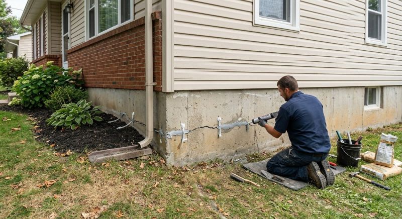 Cracked Foundation Repair in Butler County, OH