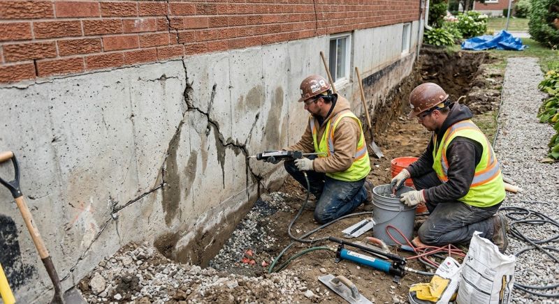 Cracked Foundation Repair in Butler County, OH