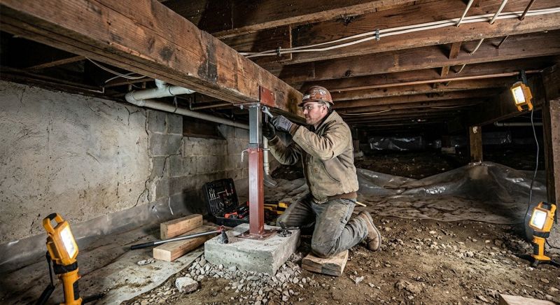 Crawlspace Foundation Repair in Lebanon, OH
