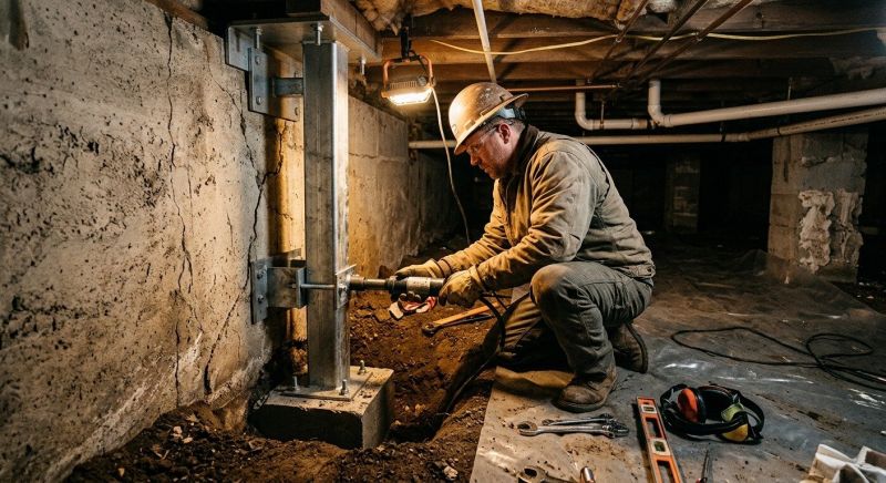 Crawlspace Foundation Repair in Waynesville, OH