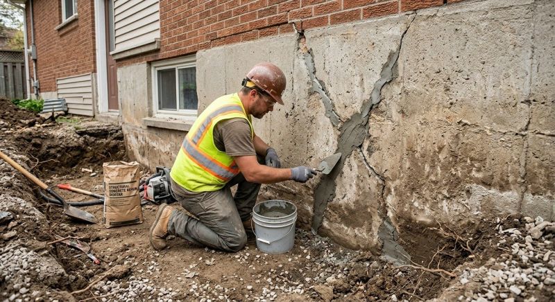 Foundation Crack Repair in Warren County, OH