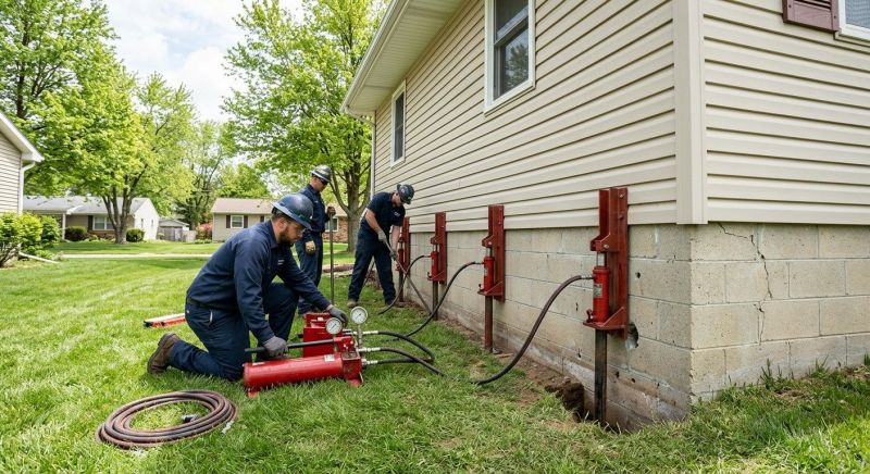 Foundation Jacking in Blanchester, OH