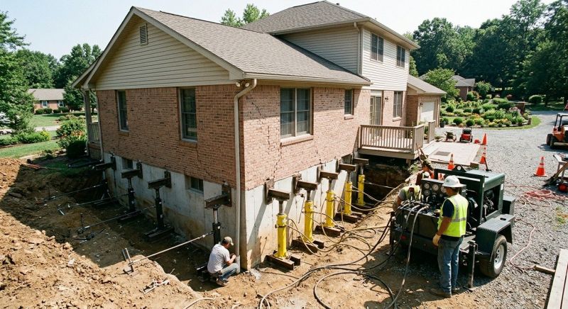 Foundation Jacking in Franklin, OH