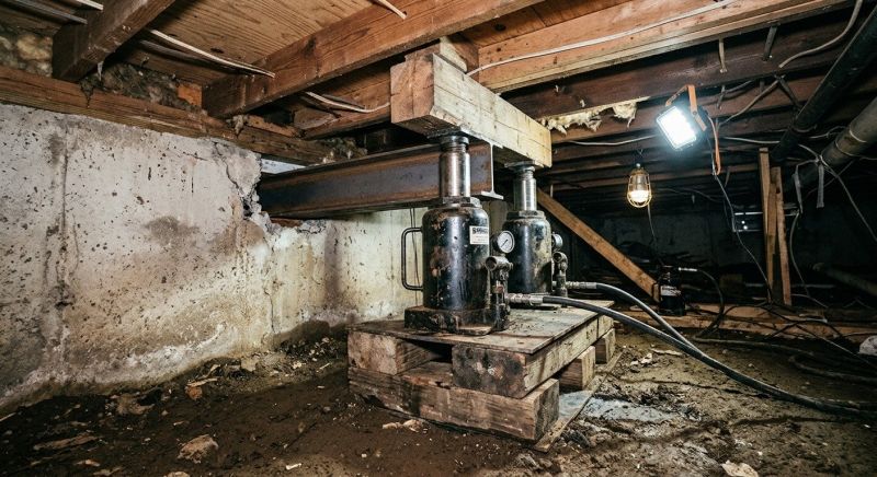 Foundation Jacking in Middletown, OH