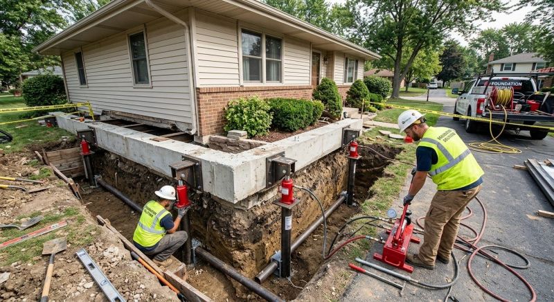 Foundation Jacking in Newport, KY
