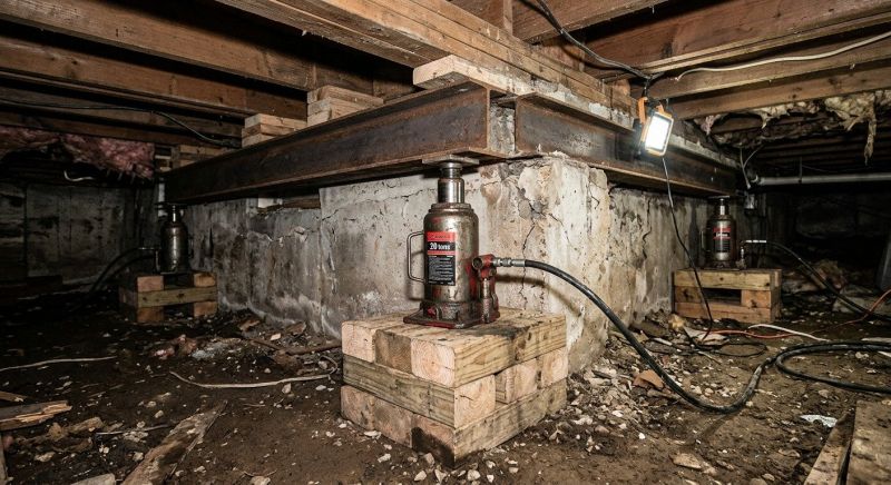 Foundation Jacking in Waynesville, OH