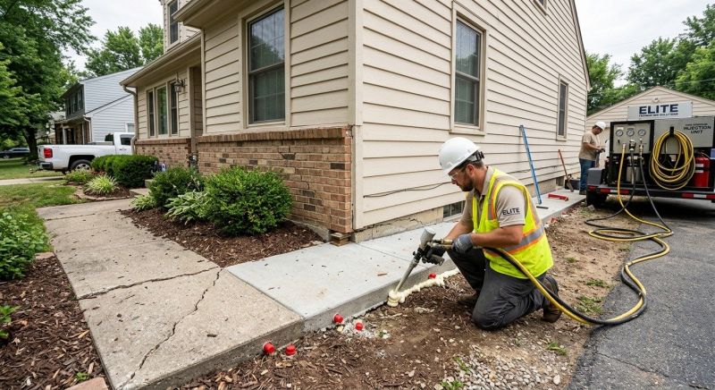 Foundation Lifting in Clarksville, OH