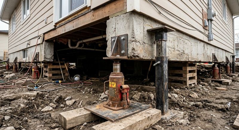 Foundation Lifting in Franklin, OH