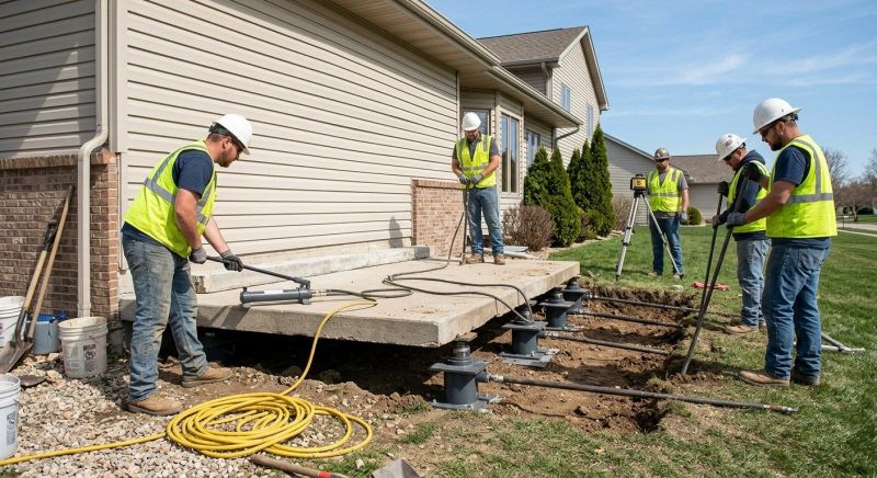 Foundation Lifting in Milford, OH
