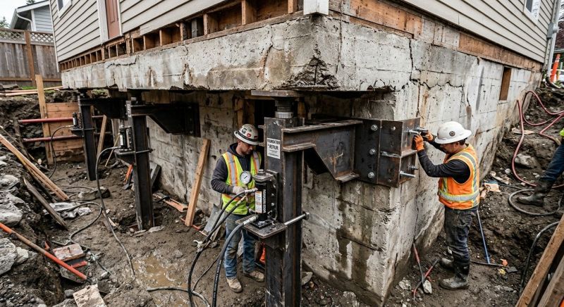 Foundation Lifting in Morrow, OH