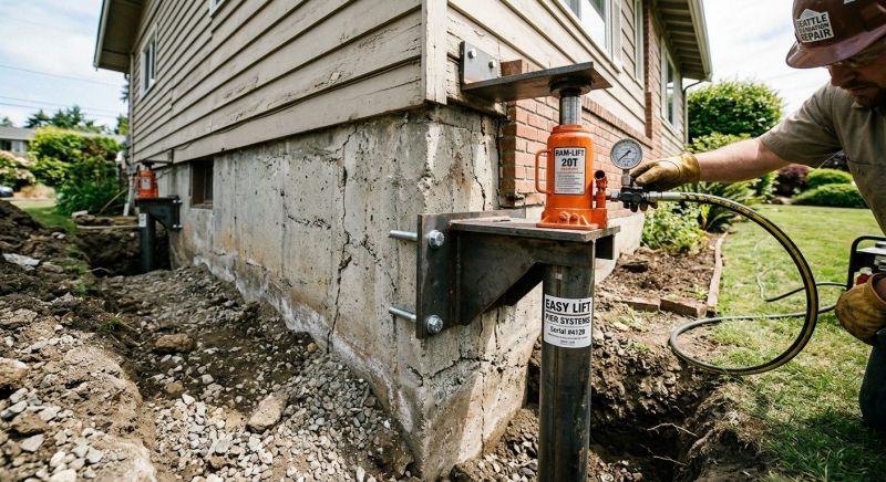 Foundation Lifting in Spring Valley, OH