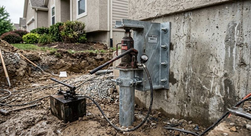 Foundation Pier Leveling in Warren County, OH