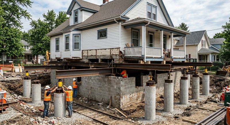 Foundation Raising in Milford, OH