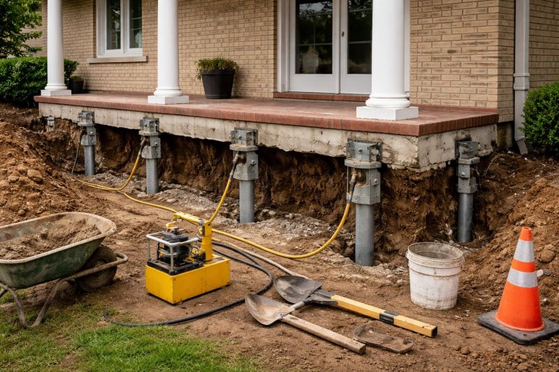 Foundation Stabilizing in Clarksville, OH