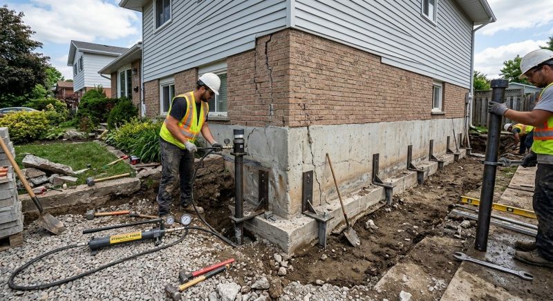 Foundation Stabilizing in Franklin, OH