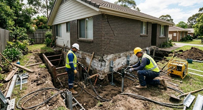 Foundation Stabilizing in Franklin, OH