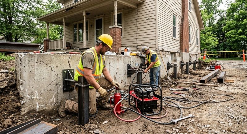 Foundation Stabilizing in Hamilton, OH