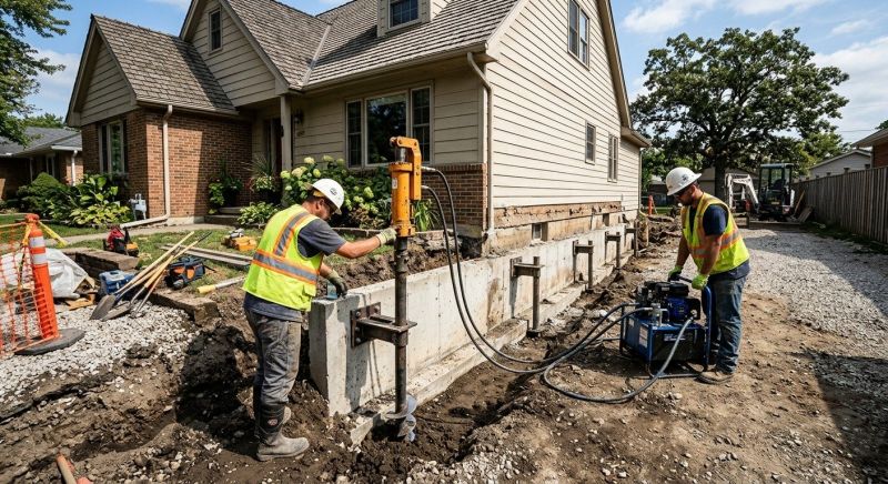 Foundation Stabilizing in Warren County, OH