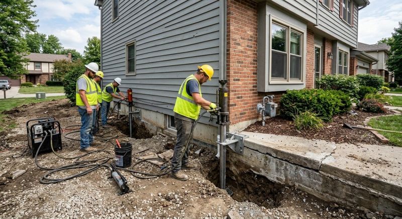 Foundation Stabilizing in Miamisburg, OH