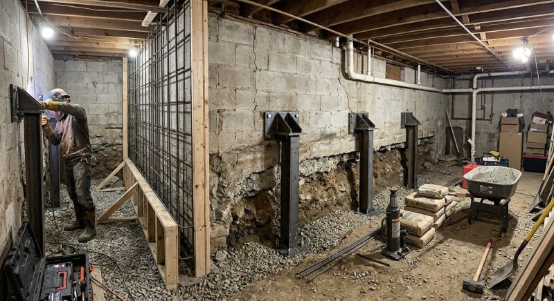 Foundation Stabilizing in Middletown, OH