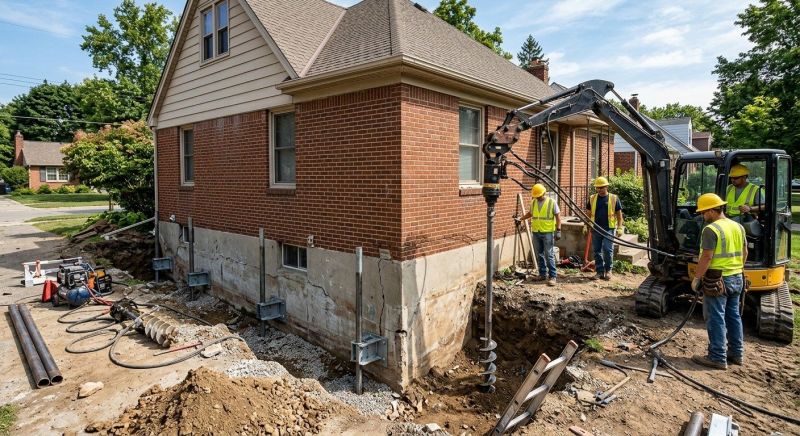 Foundation Stabilizing in Middletown, OH