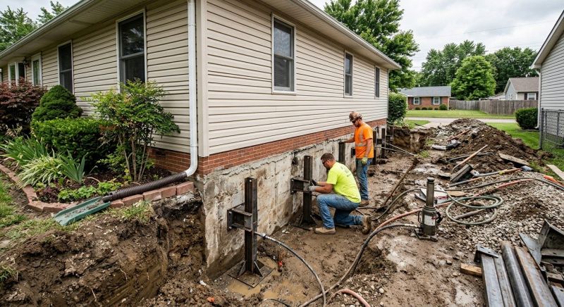 Foundation Stabilizing in Williamsburg, OH