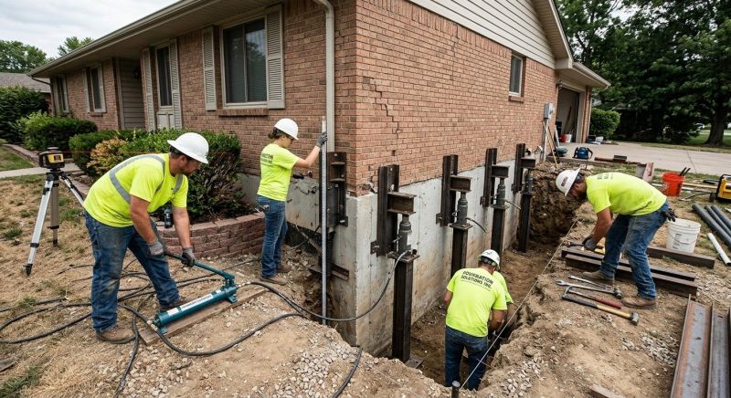 Home Foundation Leveling in Spring Valley, OH