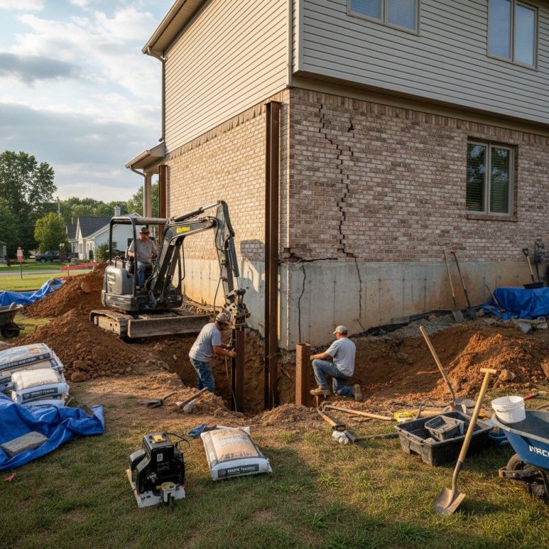 Home Foundation Repair in Mason, OH