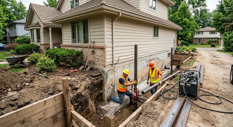 Home Foundation Repair in Spring Valley, OH
