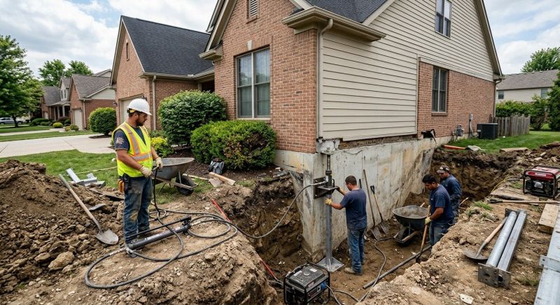 House Foundation Repair in Fairfield, OH