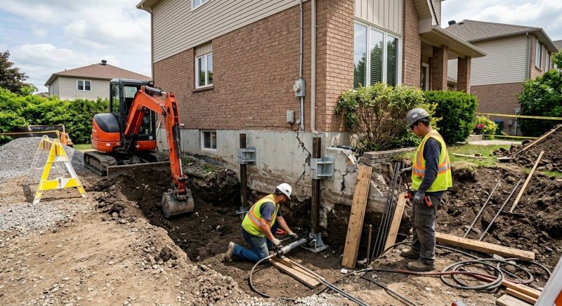House Foundation Repair in Middletown, OH