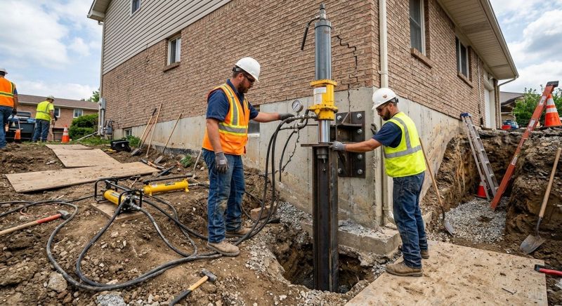 Settling Foundation Service in Batavia, OH