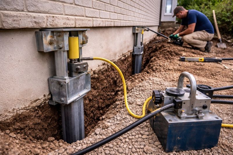 Sinking Foundation Repair in Monroe, OH
