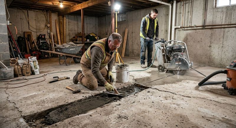Slab Foundation Repair in Warren County, OH