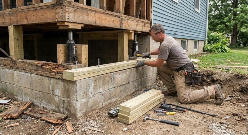 Slab Foundation Repair in Warren County, OH