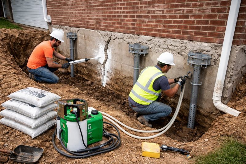 Structural Foundation Repair in Fayetteville, OH