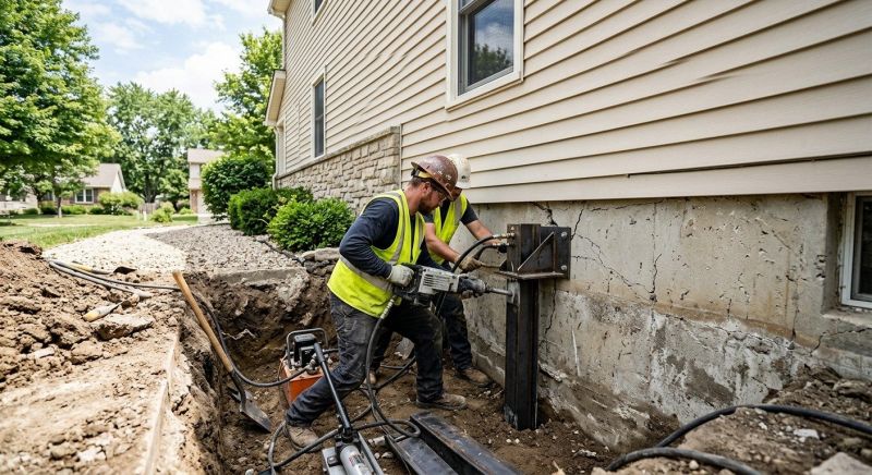Structural Foundation Repair in Waynesville, OH