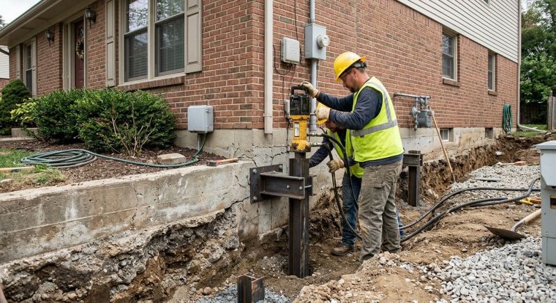 Structural Foundation Repair in Williamsburg, OH