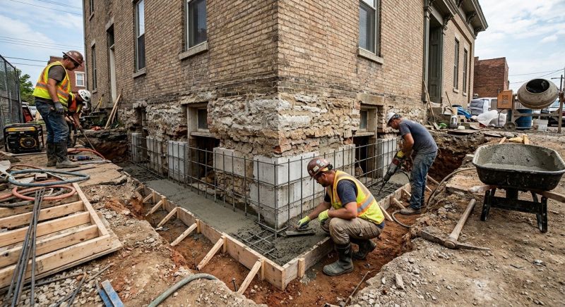 Underpinning Repair in Warren County, OH
